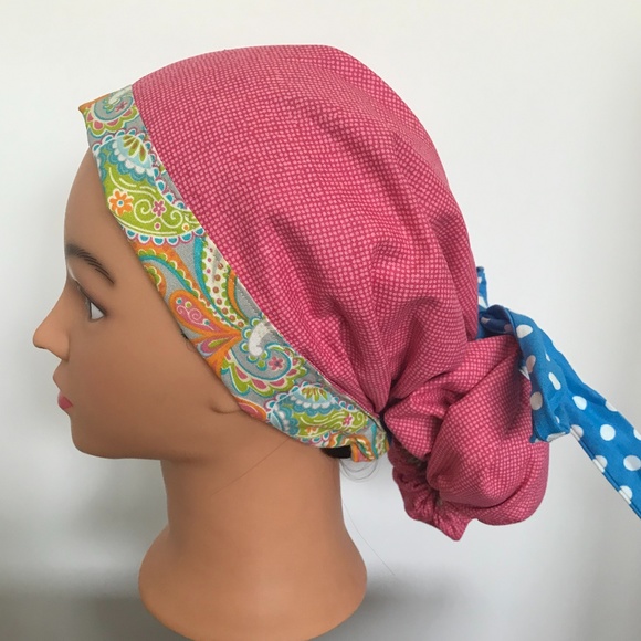 Scrub CAP/HAT *Reversible *Long Ties NWOT - Picture 14 of 14